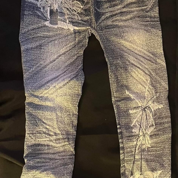 Chuns Jean Print Legging - Picture 1 of 4
